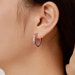 Pastel Beauty Inner Circle Hoops