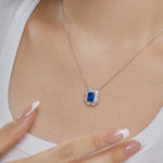 Enchanted Blue Sapphire Necklace