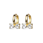 Heartfelt Bow Hoops