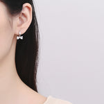 Heartfelt Bow Hoops