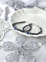 Silver Evil Eye Nazaria Kids Bracelet Pair