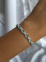 Aquamarine Tennis Bracelet