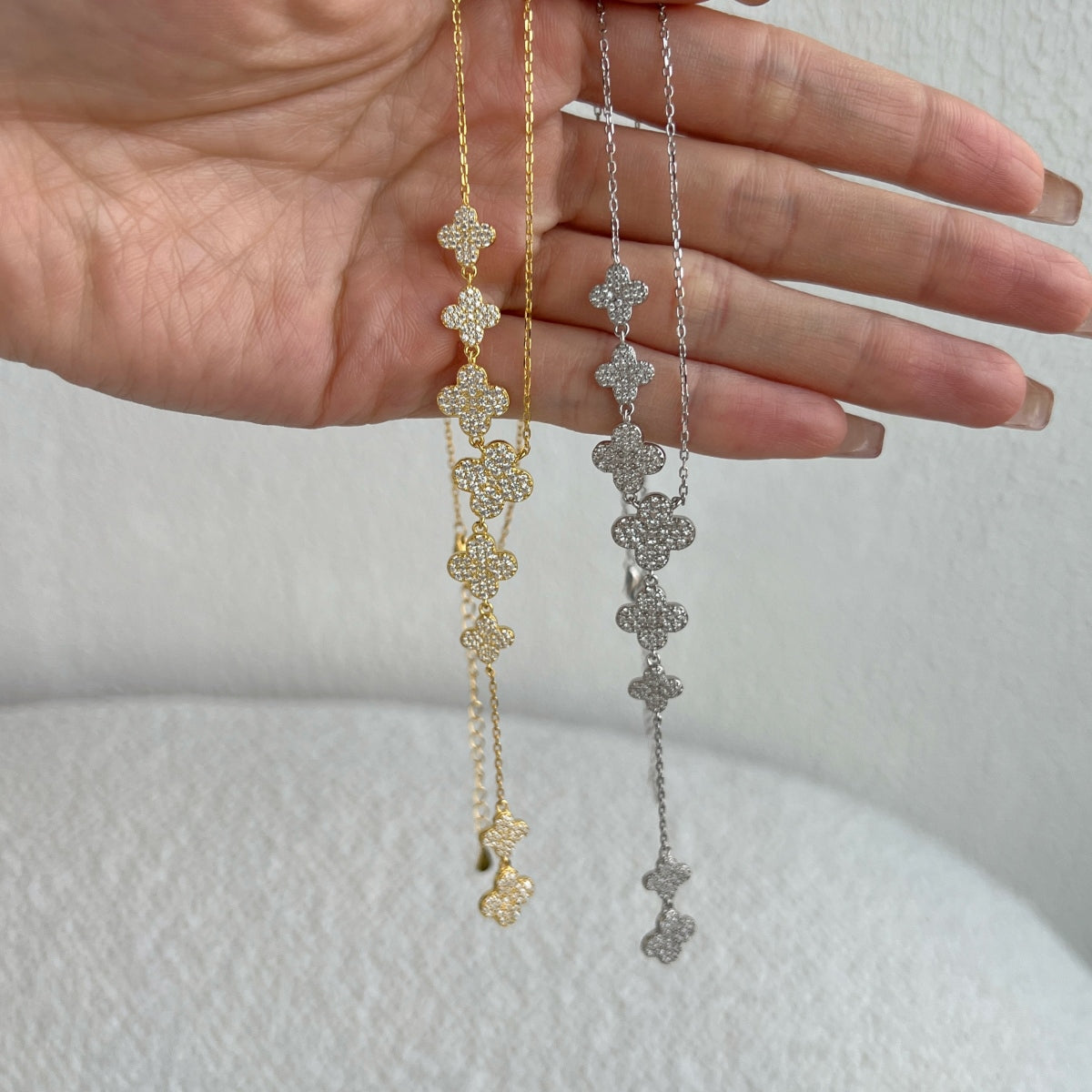 Bold x Elegance Grande Clover Necklace