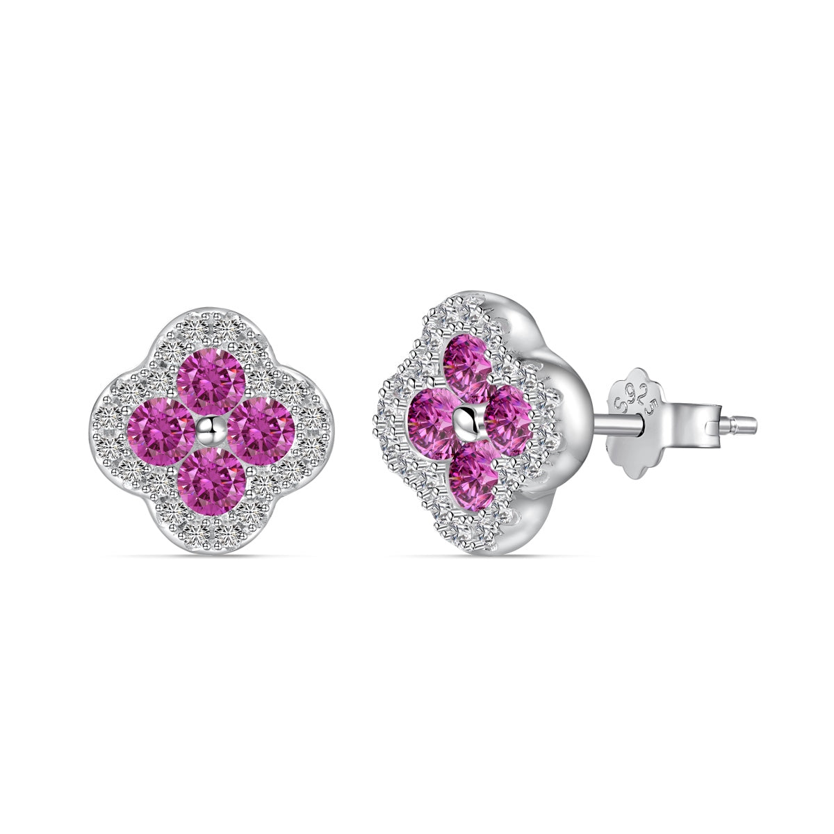 Dainty Clover Earrings