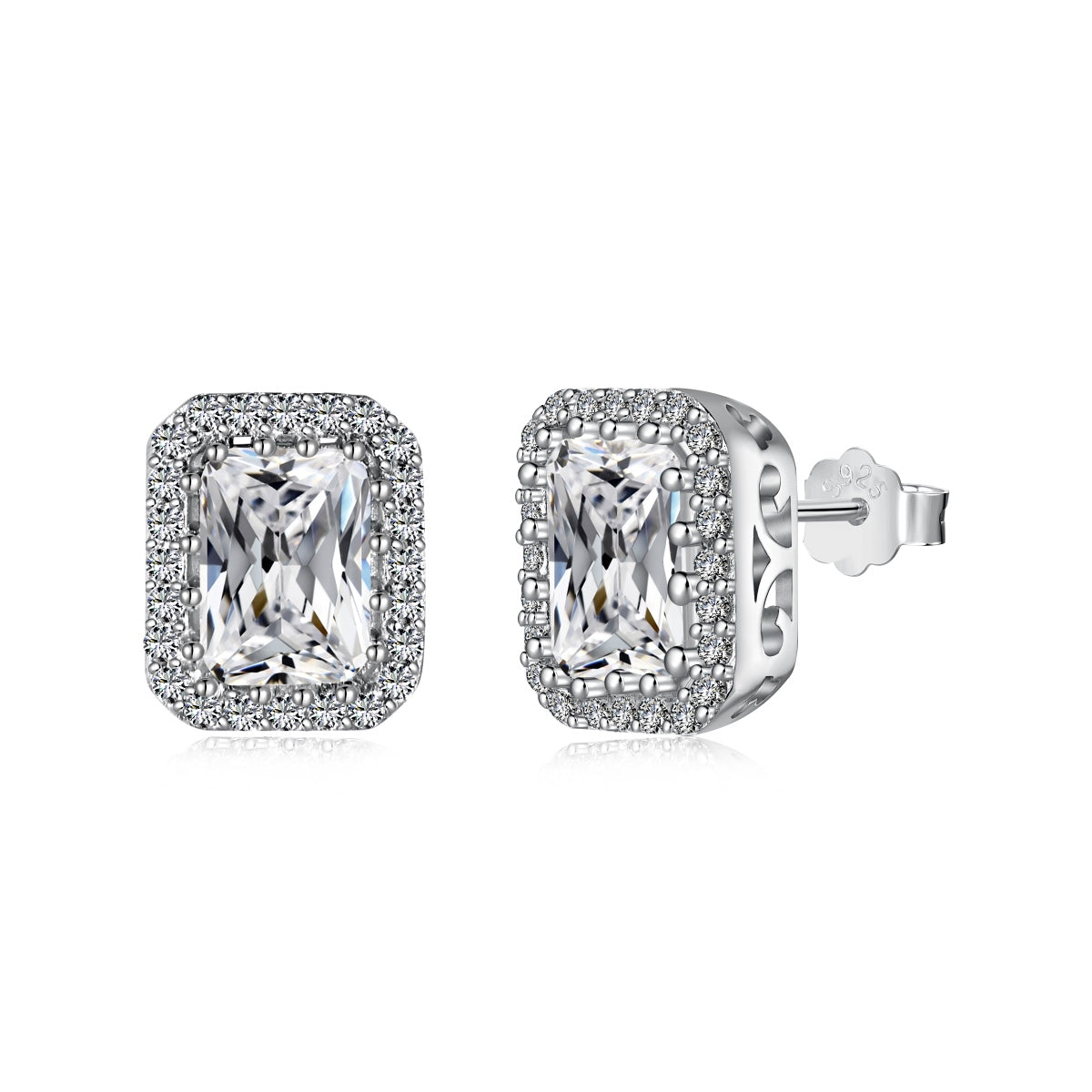Royal Cushion Cut Earrings