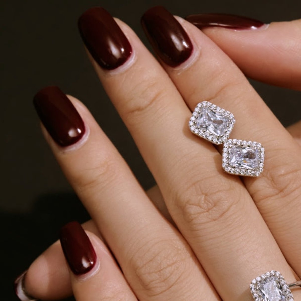 Royal Cushion Cut Earrings