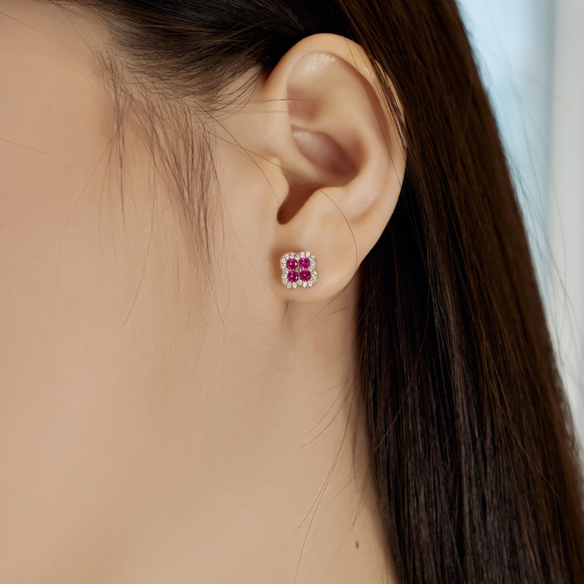 Dainty Clover Earrings