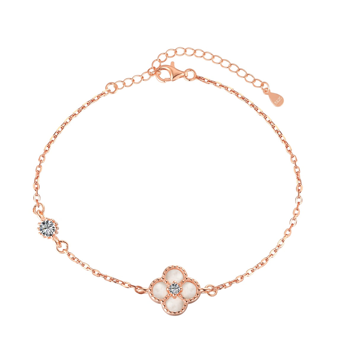 Mother of Pearl Clover Bracelet