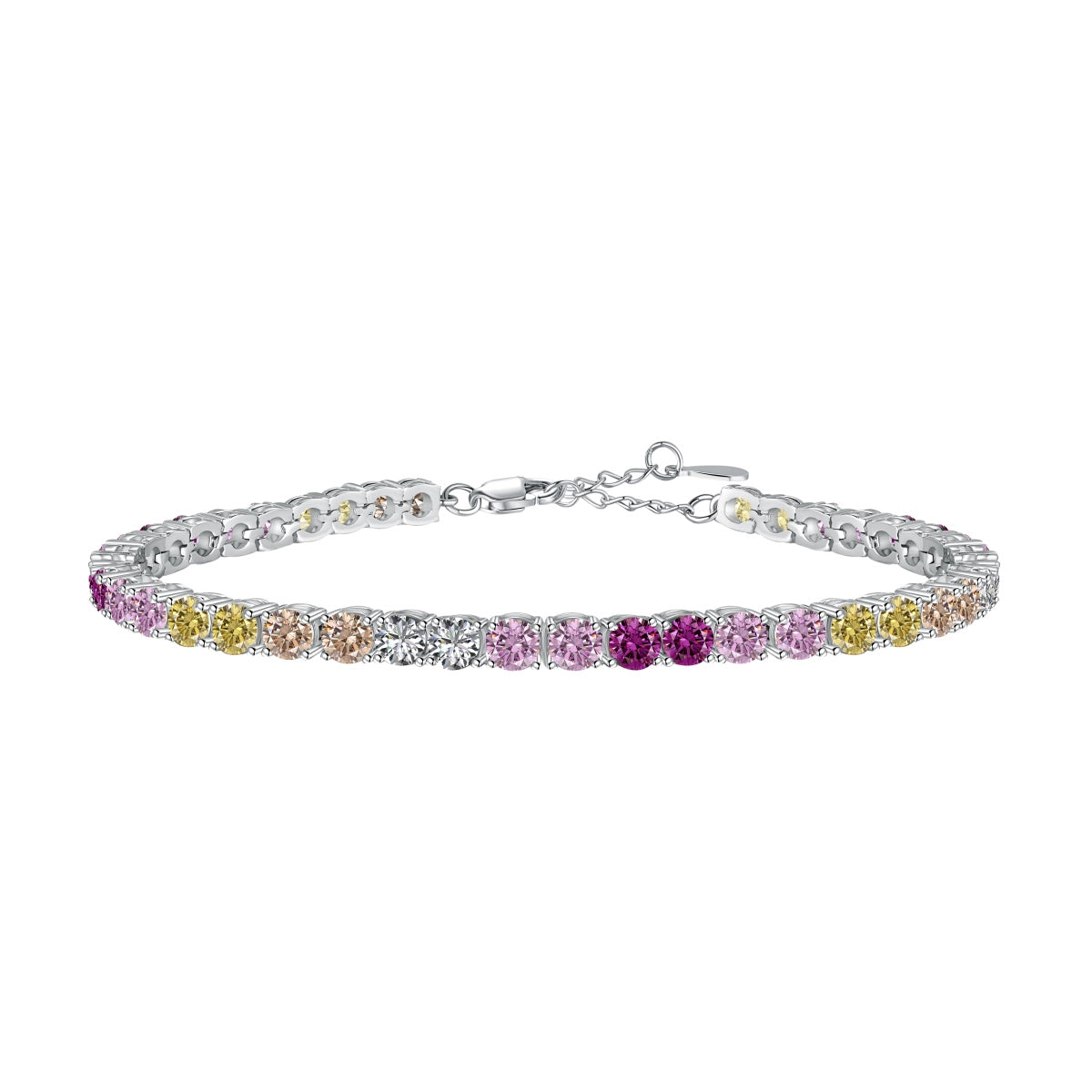 Vibrant Sparkles Tennis Bracelet