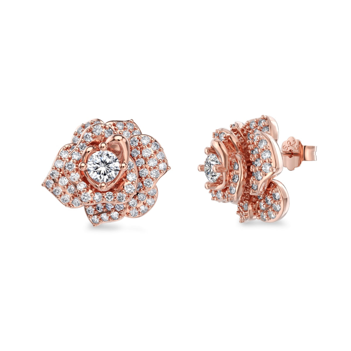 Rosé All Day 3D Earrings