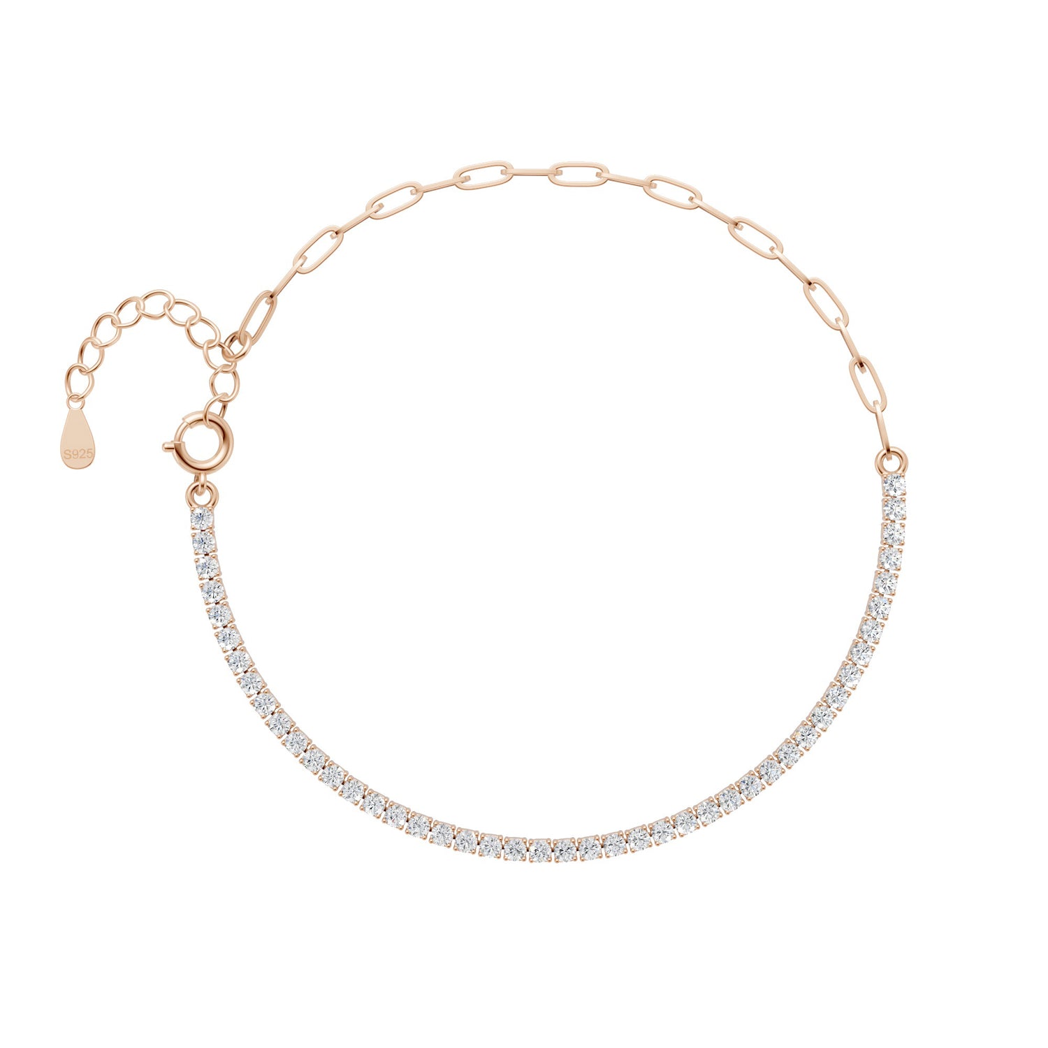 Back Hand Tennis Bracelet