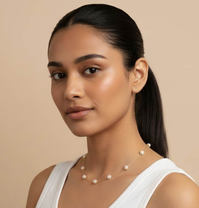 Daylit Pearl Necklace