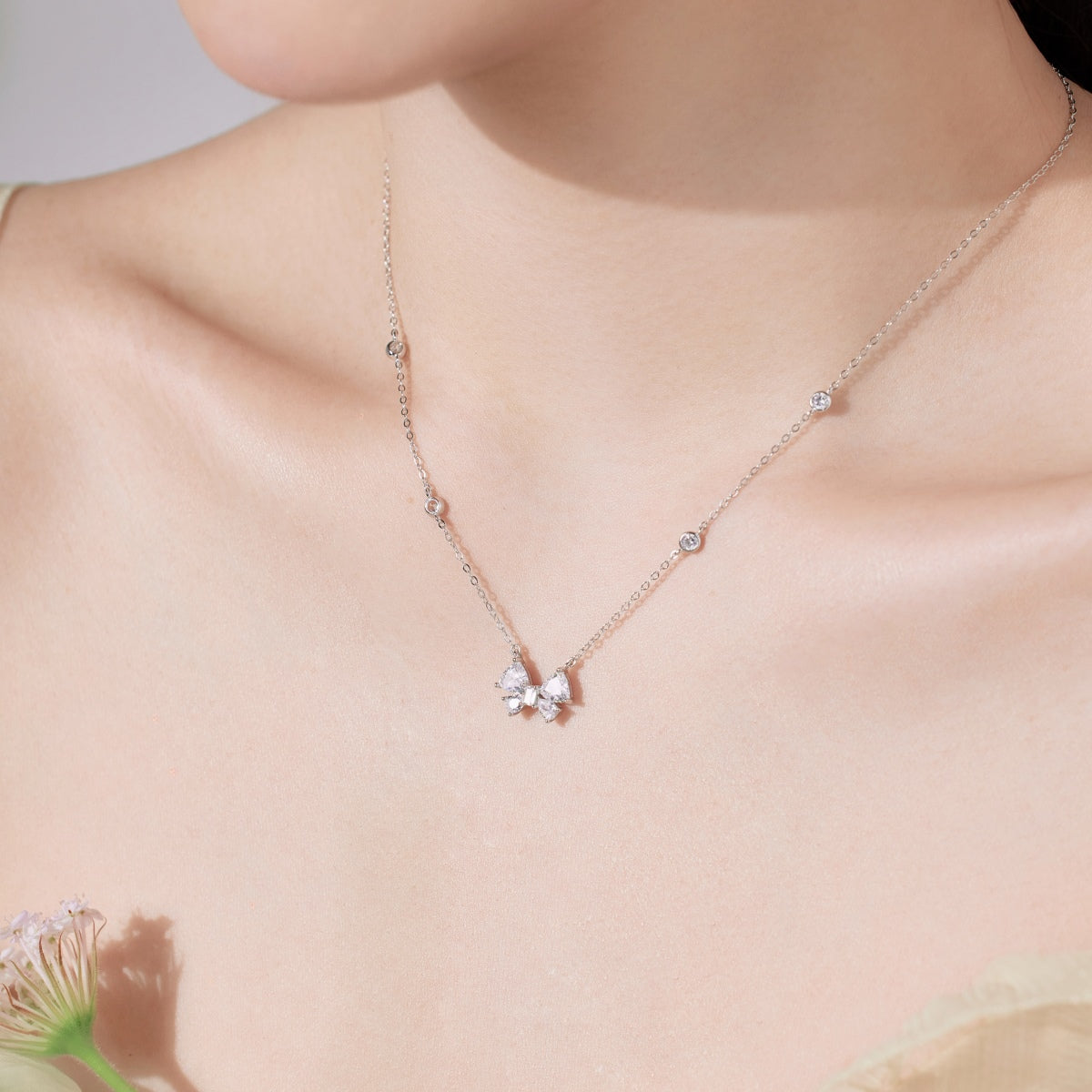 Butterfly Bow Necklace