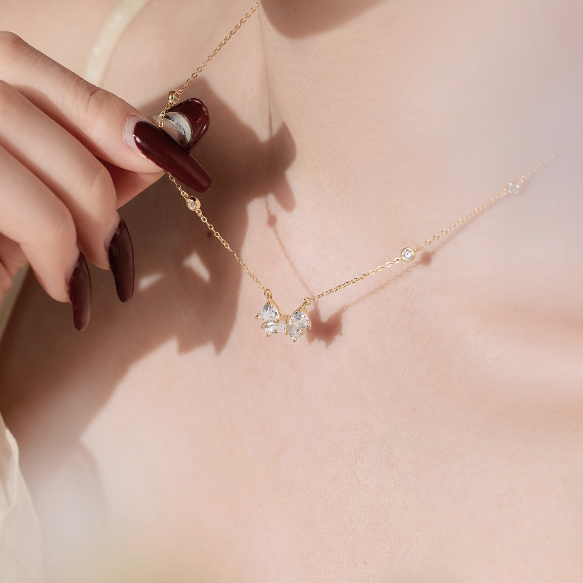 Butterfly Bow Necklace