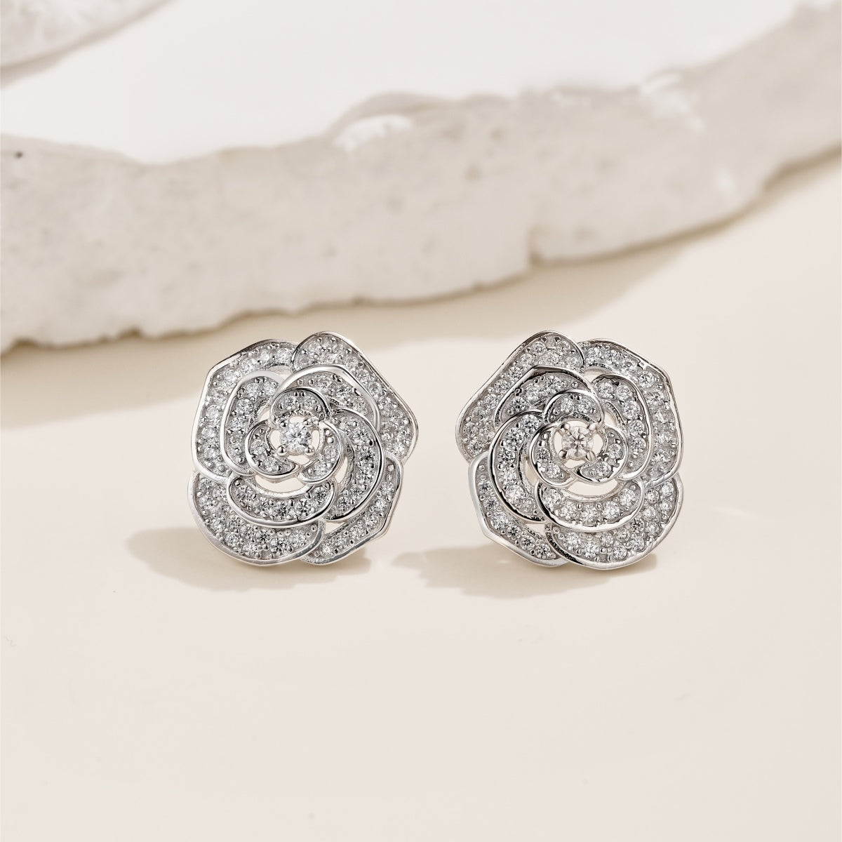 Blooming Rose Earrings