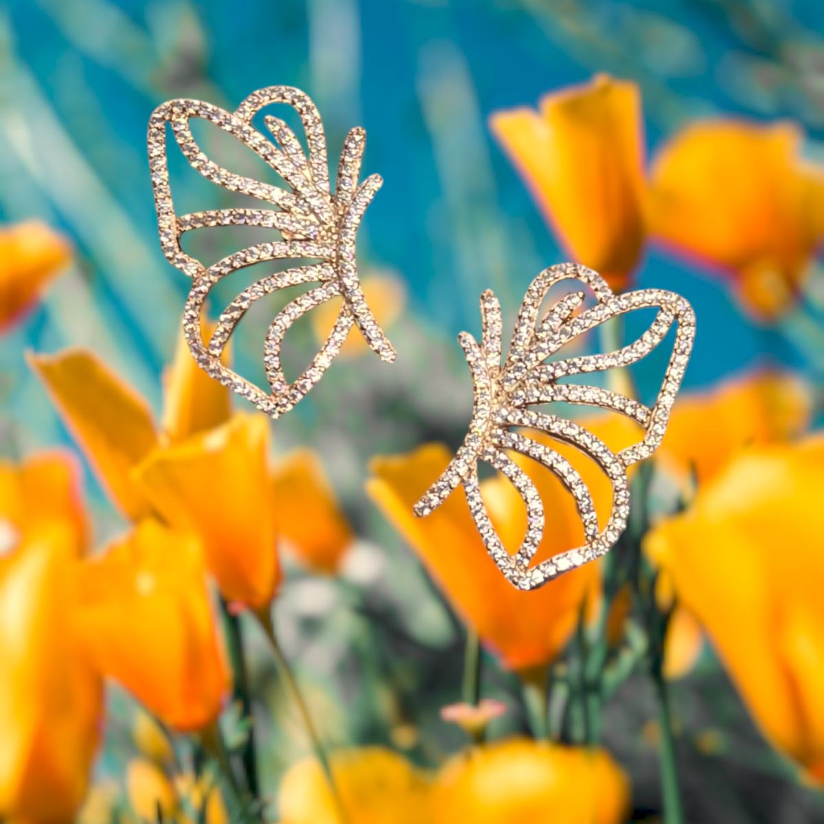 Showstopping Butterfly Earrings