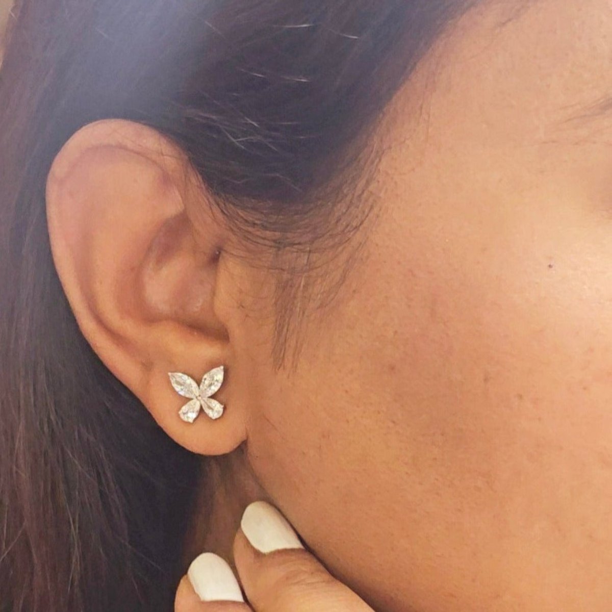Sparkle Wings Butterfly Earrings